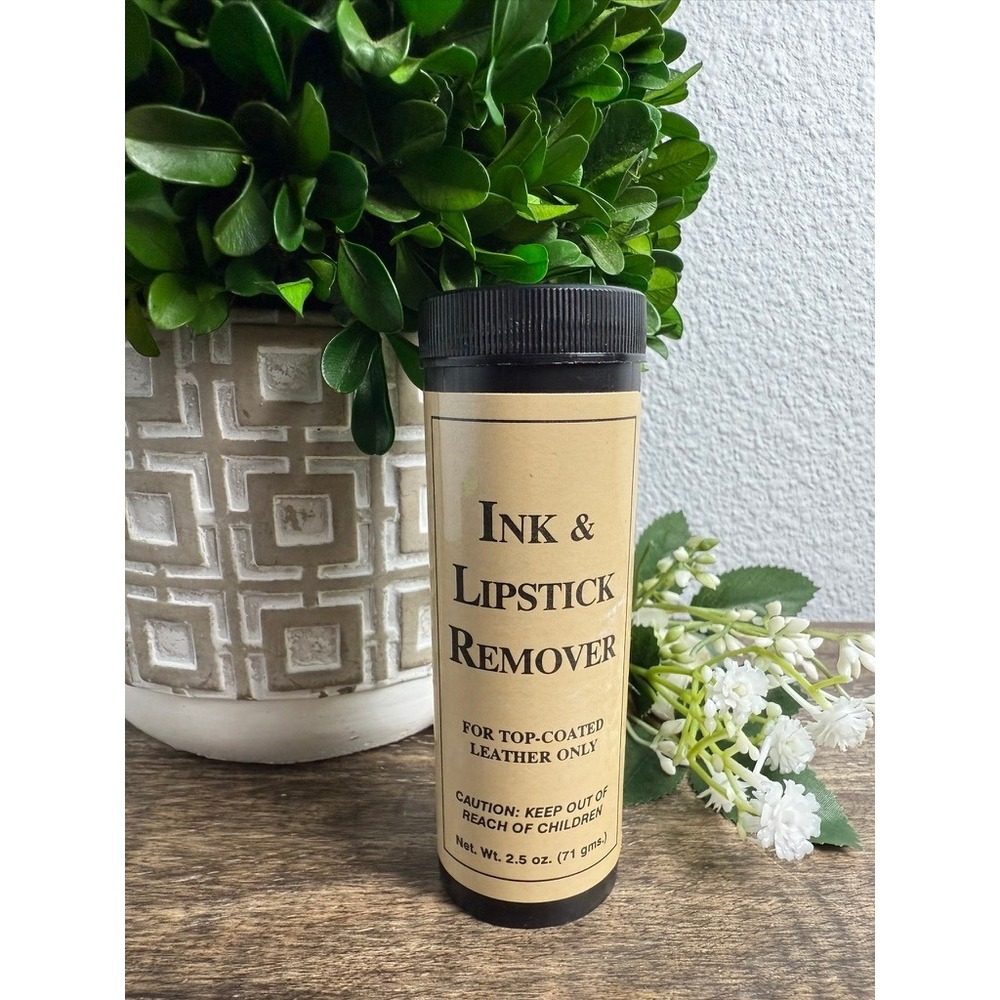 Ink and Lipstick Remover for Top-Coated Leather 2.5 oz Stick Made in USA